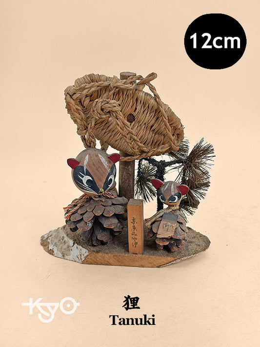 K10237 - Tanuki Omiyage Kokeshi from Kyoto 狸