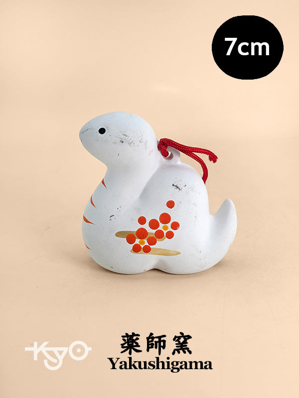 CB197 - Clay bell Dorei Snake of Yakushigama 薬師窯