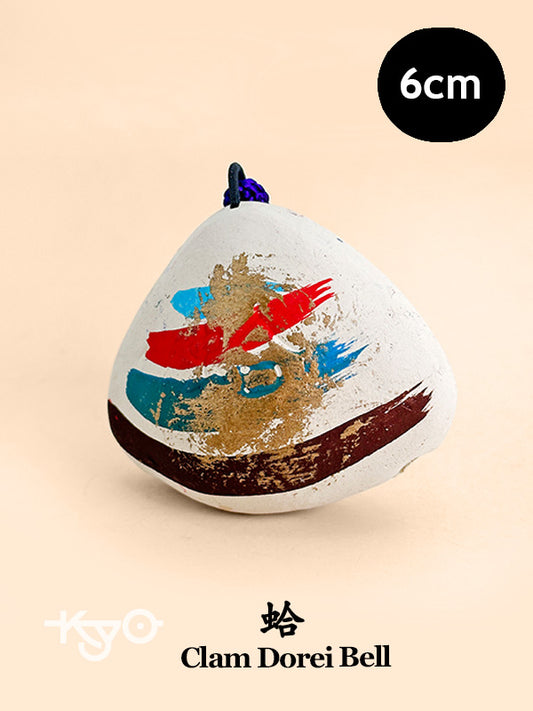 CB192 - Handmade Dorei Clay Bell of Clam 蛤