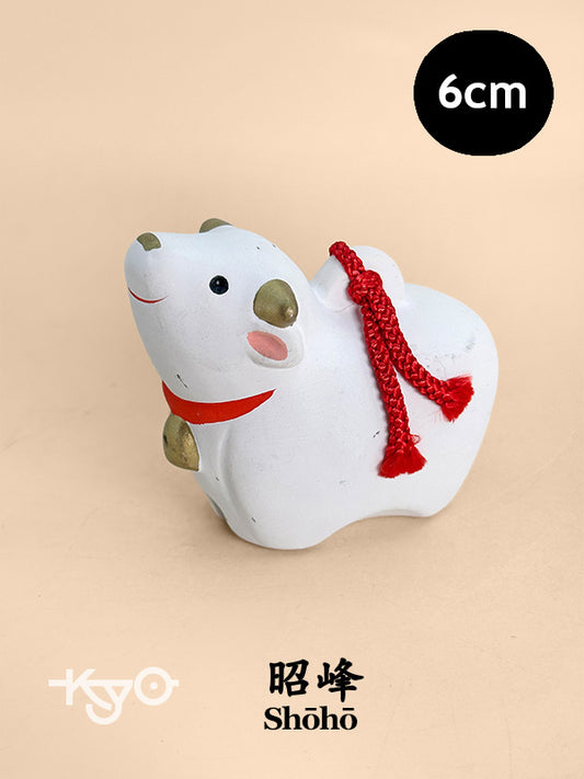 CB201 - Cow Dorei Clay Bell by Shōhō 昭峰