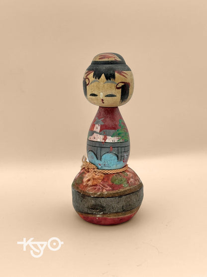 K10005 - Omiyage onsen souvenir kokeshi doll