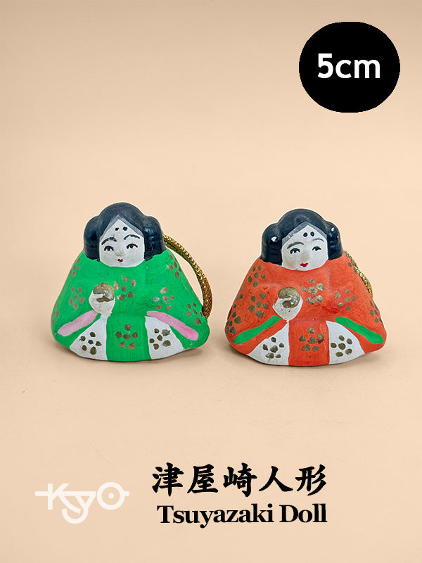 CB126 - Tsuyazaki Dorei Clay Bells – Hina Doll 津屋崎人形
