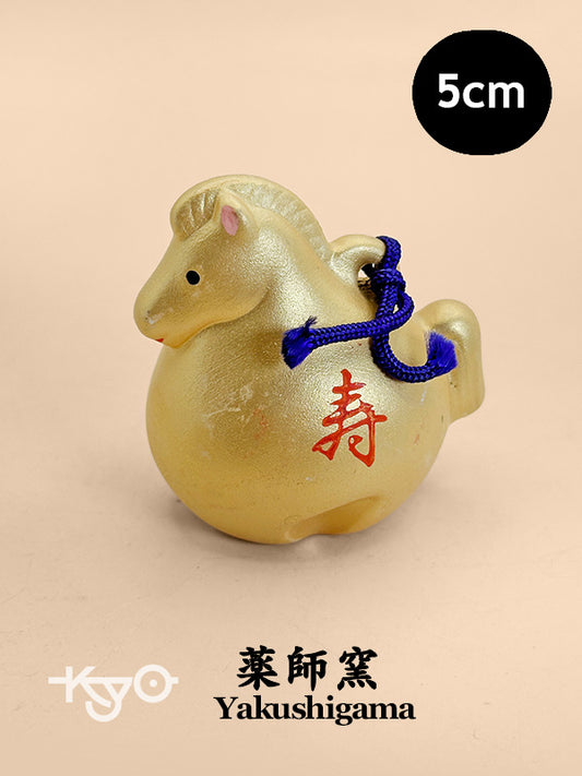 CB106 - Dorei clay bell crafted by Yakushigama 薬師窯