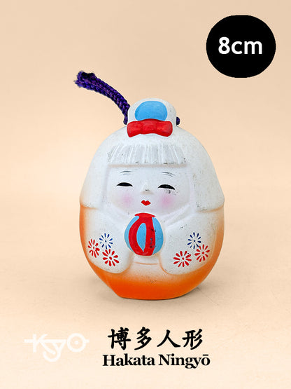 CB228 - Clochette en terre cuite Dorei Clay Bell de Hakata ningyō 博多人形