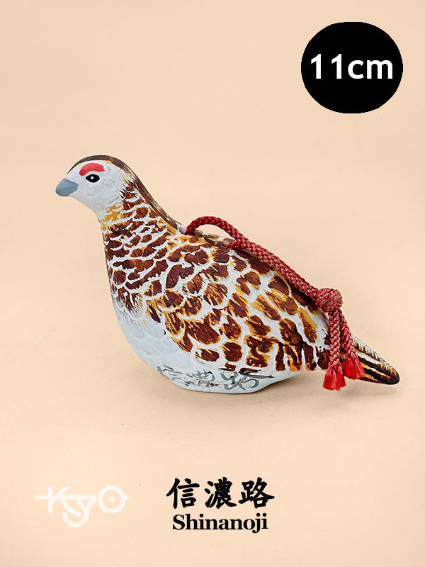 CB208 - Clochette en argile Raichō Dorei de Shinanoji 信濃路