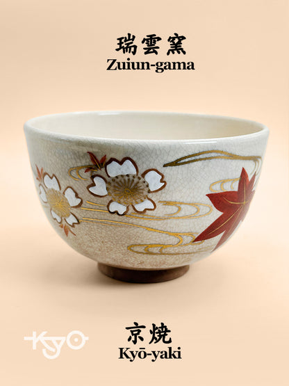 TC58 - Kyō-yaki Chawan Matcha Bowl 京焼