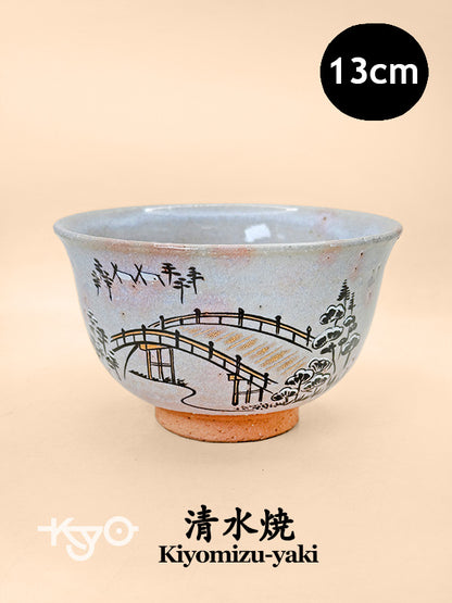 TC79 - Bol à matcha Chawan en Kiyomizu-yaki 清水焼