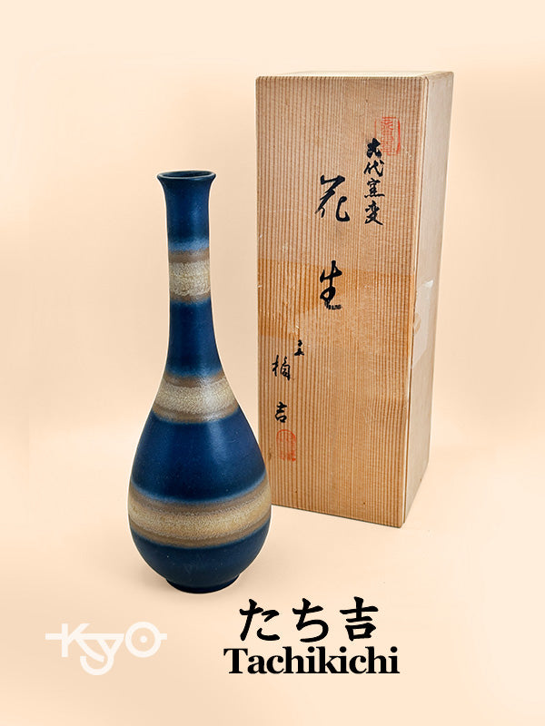 TB107 - Vase Tachikichi Kiyomizu-yaki 清水焼