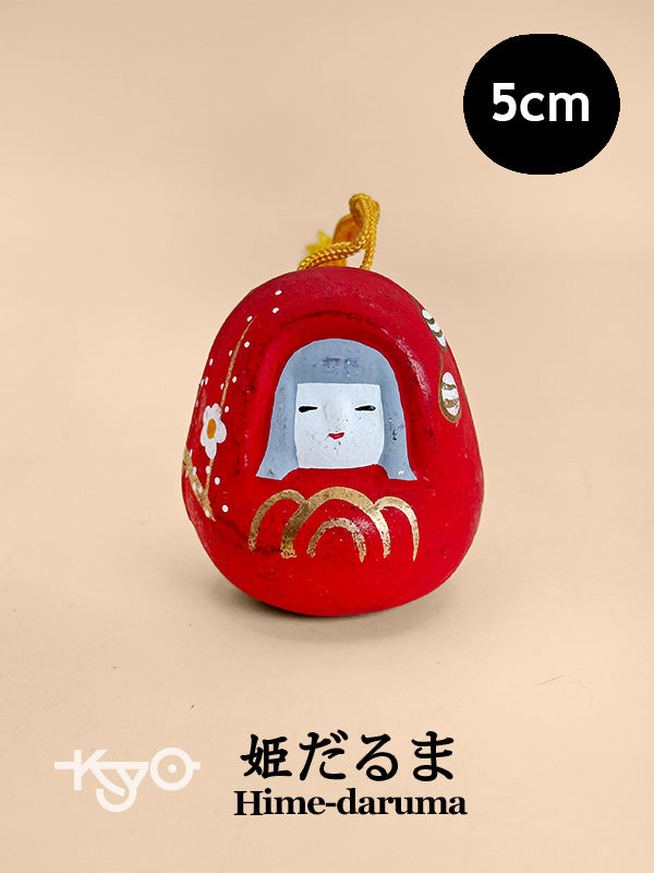 CB174 - Dorei Clay Bell of Hime-daruma 姫だるま