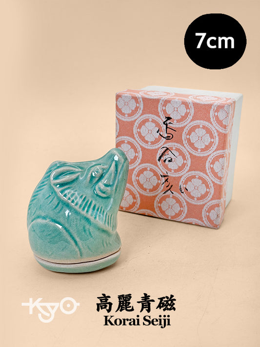 TB248 - Boîte Korai Seiji Kogo Sanglier 高麗青磁