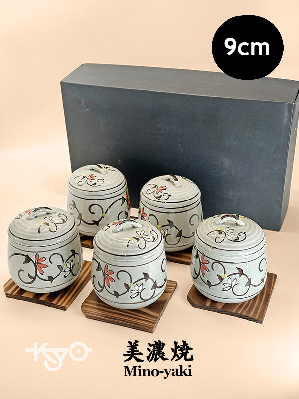 TB272 - Mino-yaki Lidded Bowls set 美濃焼