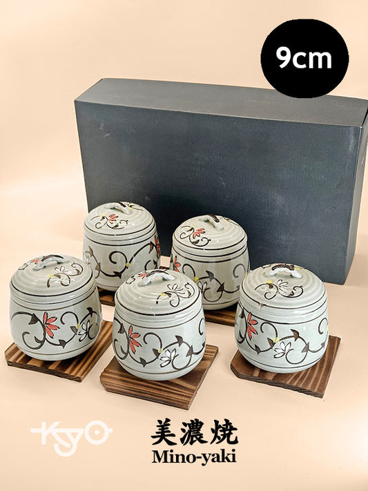 TB272 - Mino-yaki Lidded Bowls set 美濃焼